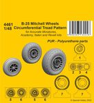 B-25 Mitchell Wheels/Circumferential Tread Pattern 1/48