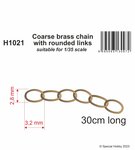 Coarse brass chain w