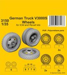 German Truck V3000S Wheels 1/35 / for ICM kits