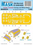 SIAI-Marchetti SF-260M/AM/W INSIDE/OUTSIDE MASK 1/48
