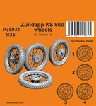 Zündapp KS 600 Wheels 1/35