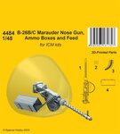B-26B/C Marauder Nose Gun, Ammo Boxes and Feed 1/48 / for ICM kit
