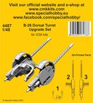 B-26 Dorsal Turret Upgrade Set 1/48 /  for ICM kit