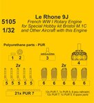 Le Rhône 9J - French WWI Rotary Engine
