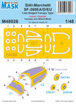 SF-260EA/D/EU  ‘ Late Bulged Canopy Type’ 1/48 MASK