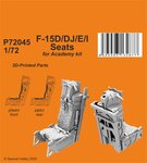 F-15D/DJ/E/I Seats 1/72 / for Academy kit