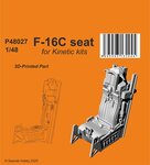 F-16C Seat 1/48 / for Kinetic kits
