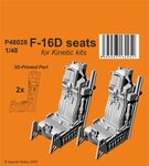 F-16D Seats 1/48 / for Kinetic kits