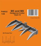M5 and M8 Hedgerow Cutter (type 2) 1/48 / for Tamiya kits