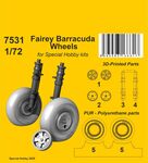 Fairey Barracuda Wheels 1/72 / for Special Hobby kits
