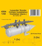 Lysander Smoke Curtain Installation Container 1/48 / for Airfix kit