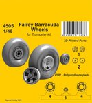 Fairey Barracuda Wheels 1/48  / for Trumpeter kit