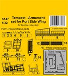 Tempest - Armament set for Port Side Wing / for Special Hobby kit 1/32