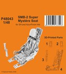 SMB-2 Super Mystère Seat 1/48 / for SH and Azur/Frrom kits