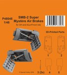 SMB-2 Super Mystère Air Brakes 1/48 / for SH and Azur/Frrom kits