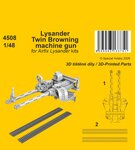 Lysander Twin Browning machine gun 1/48 / for Airfix kit
