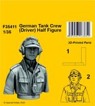 German Tank Crew (Driver) Half Figure 1/35 