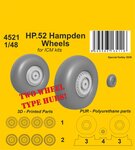 HP.52 Hampden Wheels 1/48 / for ICM Kits