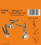 Mirage F.1 Undercarriage Legs 1/72 / for Special Hobby kits
