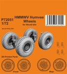 HMMWV Humvee Wheels 1/72 / for Revell kits