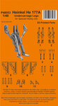 Heinkel He 177A Undercarriage Legs 1/48 / for SH kits