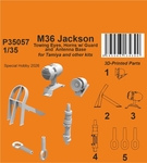 M36 Jackson Towing Eyes, Horn Guard and  Antenna Base 1/35 / for Tamiya and other kits