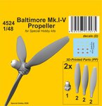 Baltimore Mk.I-V Propeller 1/48 / for SH kits